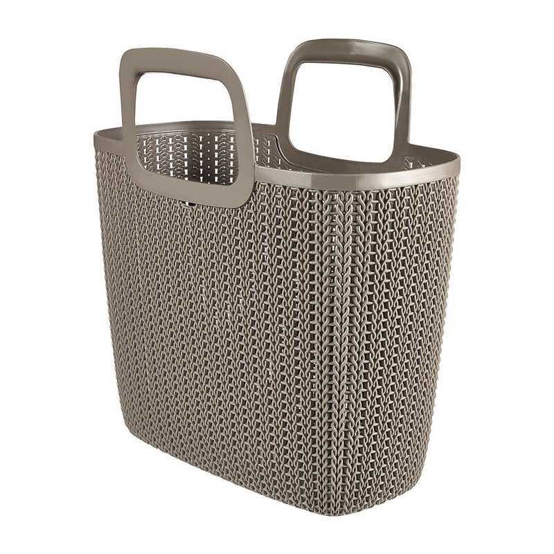 Curver knit shopping basket Lily - harvest brown