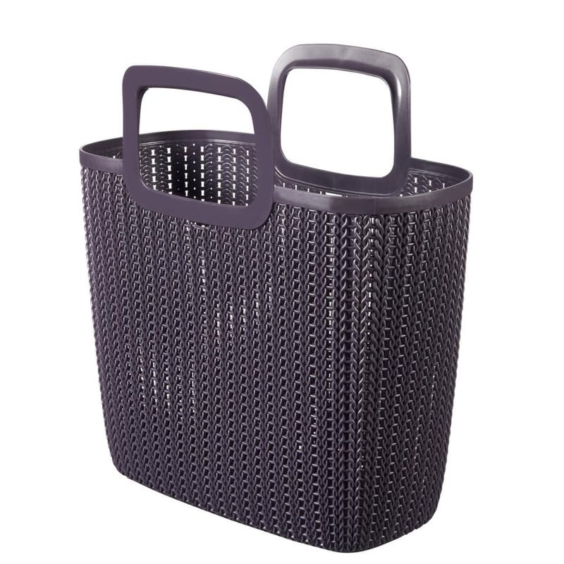 Curver knit shopping basket Lily - twilight purple
