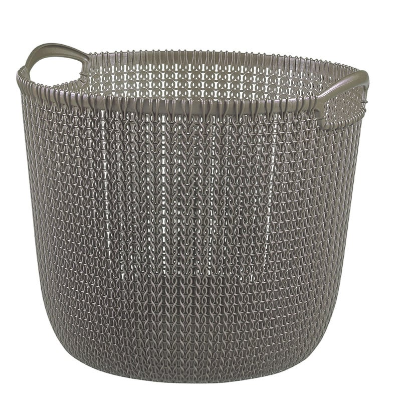 Curver knit mand - 30 liter - harvest brown