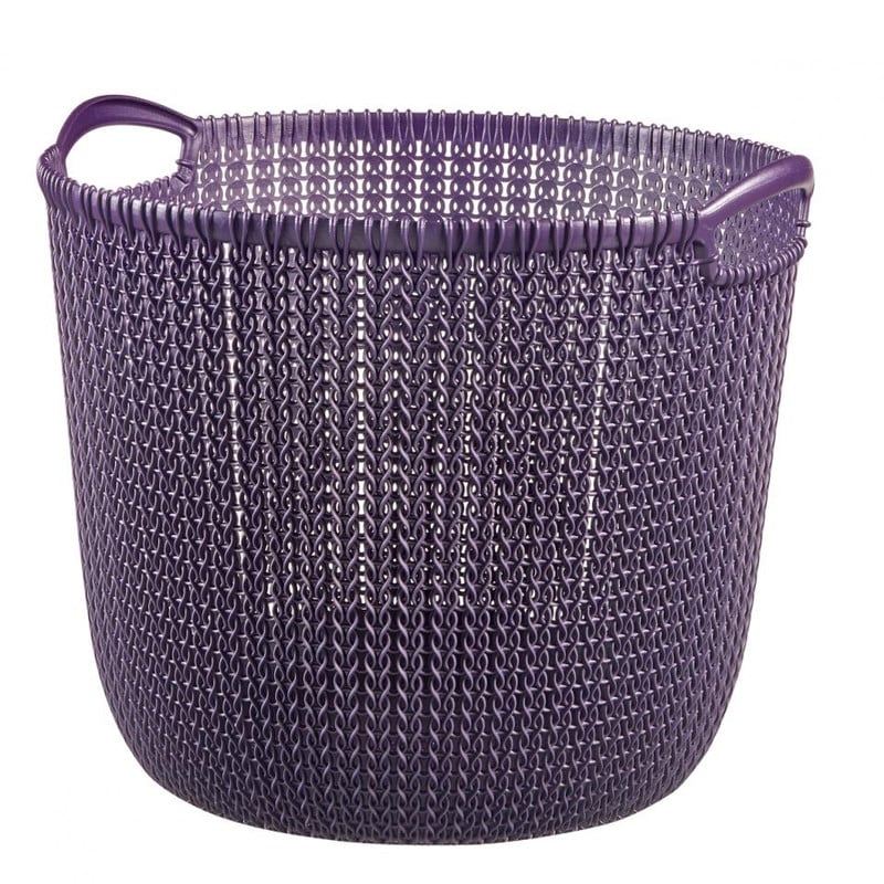 Curver knit mand - 30 liter - twilight purple