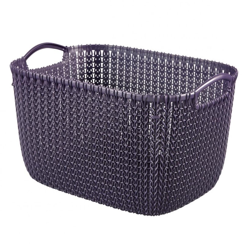 Curver knit mand L - 19 liter - twilight purple