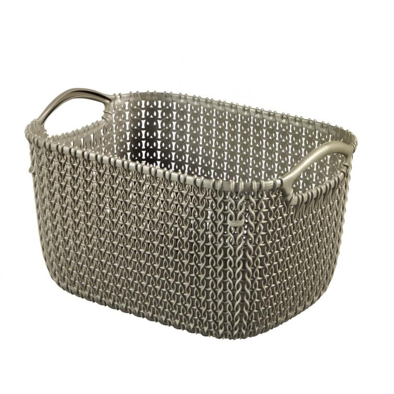 Curver knit mandje S - 8 liter - harvest brown