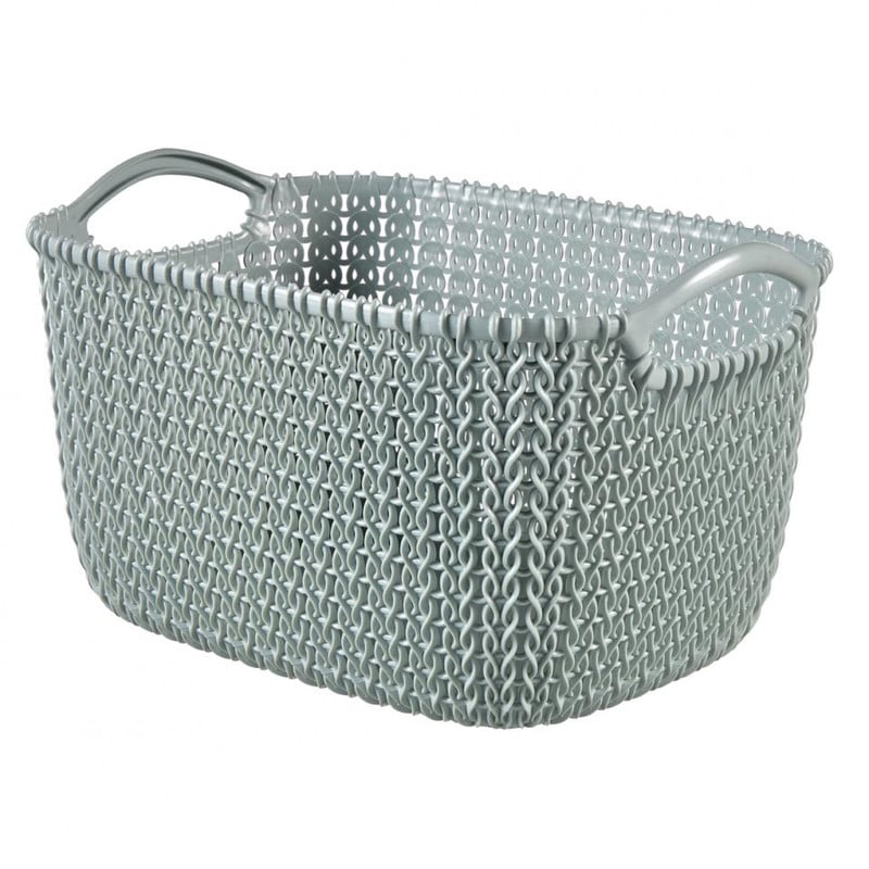 Curver knit mandje S - 8 liter - misty blue