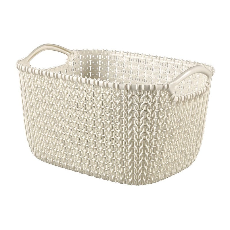 Curver knit mandje S - 8 liter - oasis white