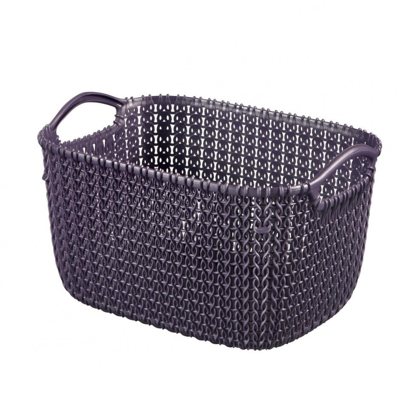 Curver knit mandje S - 8 liter - twilight purple