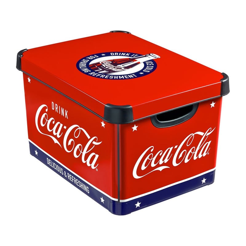 Curver Stockholm decobox L - 25 liter - Coca Cola
