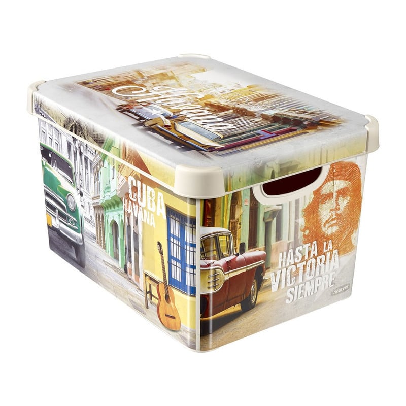 Curver Stockholm decobox L - 25 liter - Cuba