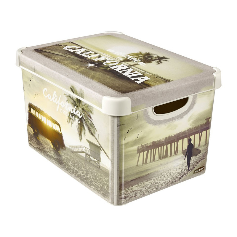 Curver Stockholm decobox L - 25 liter - California