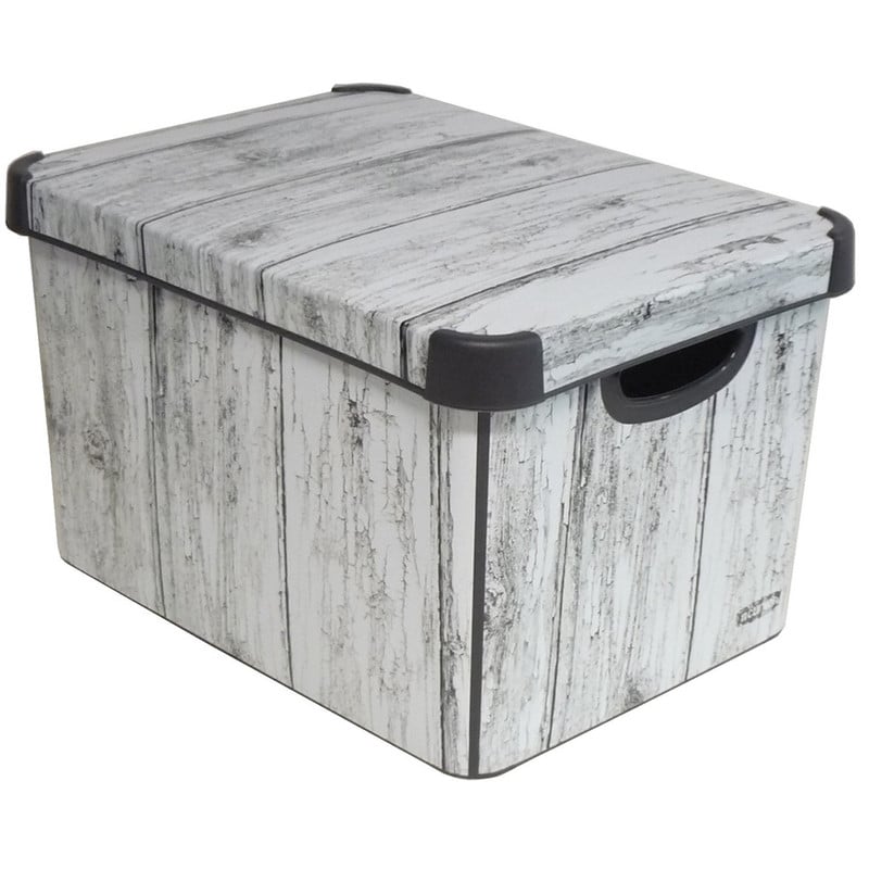 Curver Stockholm decobox L - 25 liter - wood