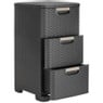 Curver style ladekast - 3x14 liter - antraciet