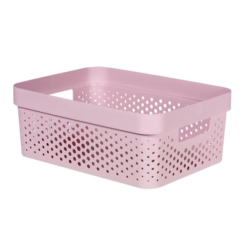 Curver Infinity Dots box - 11 liter - roze