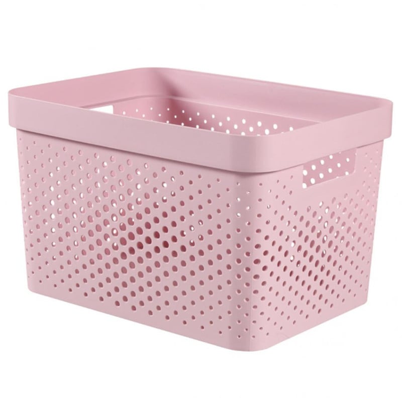 Curver Infinity Dots box - 17 liter - roze