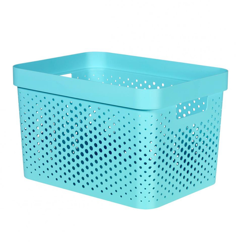 Curver Infinity Dots box - 17 liter - blauw