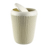 Curver knit afvalbak - 6 liter - oasis white