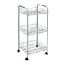 Metaltex keukentrolley Montreal - 3 etages - 34x34x85 cm