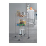 Metaltex keukentrolley Montreal - 3 etages - 34x34x85 cm