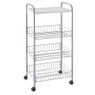 Metaltex keukentrolley Atlanta - 4 etages - 39x30x84 cm
