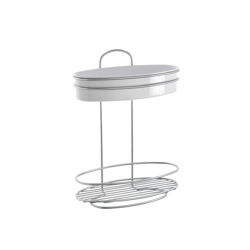 Metaltex orbit doucherek - 2 etages - wit