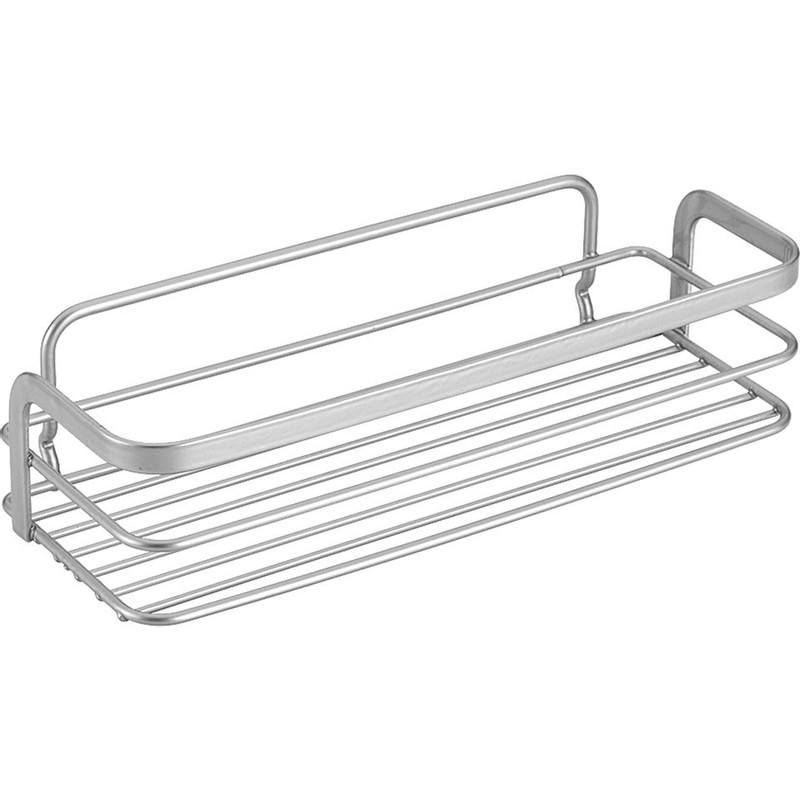 Metaltex viva rek - 26x10x6 cm - zilverkleur