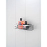 Metaltex viva rek - 26x10x6 cm - zilverkleur