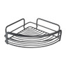 Metaltex viva hoekrek - 1 etage - zilverkleurig