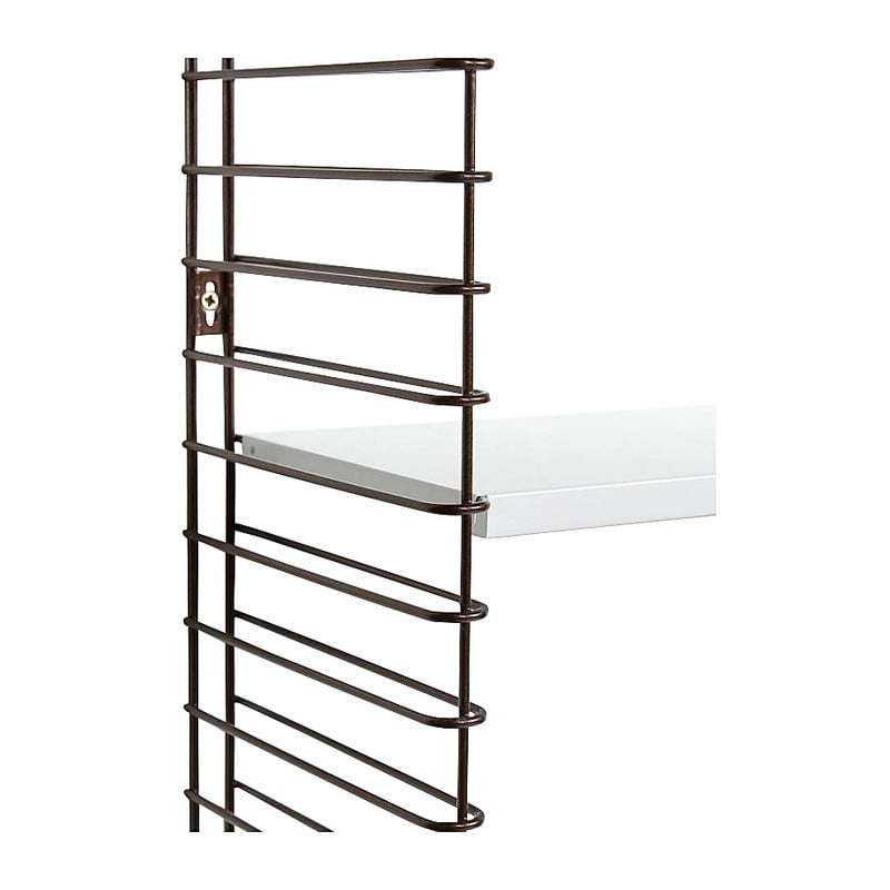 Tomado boekenrek retro - 3 etages - bronskleurig/wit