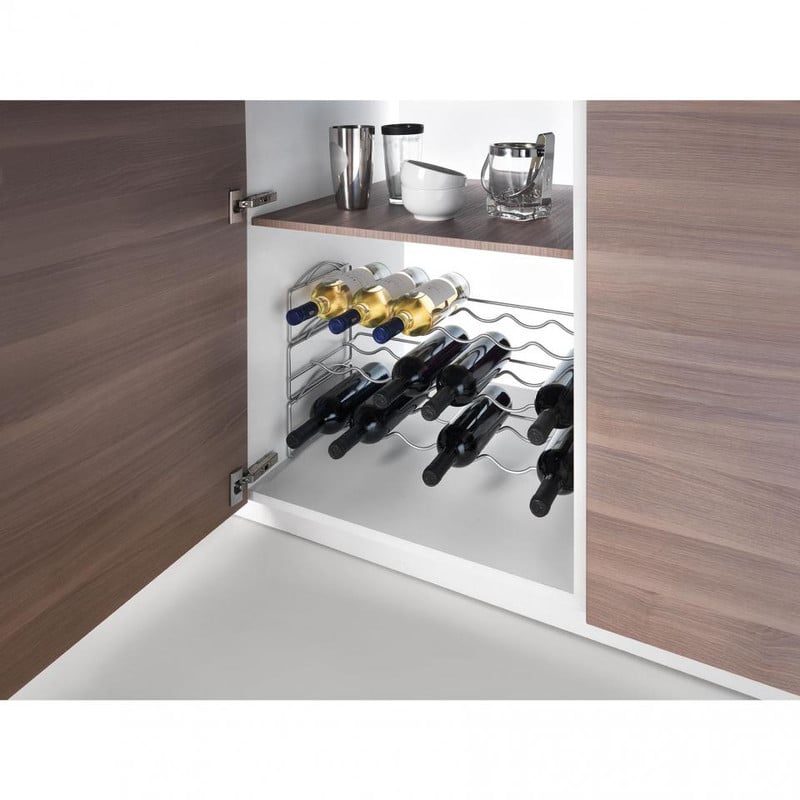 Metaltex flessenrek rose - 6 flessen