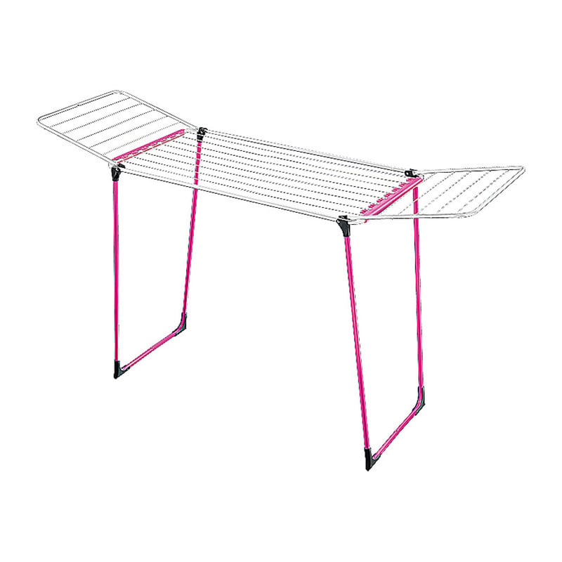 Metaltex droogrek hydra met toebeh. - 18 meter - roze