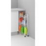 Metaltex - Fino 3 extra slim etagere op wieltjes - 3 manden