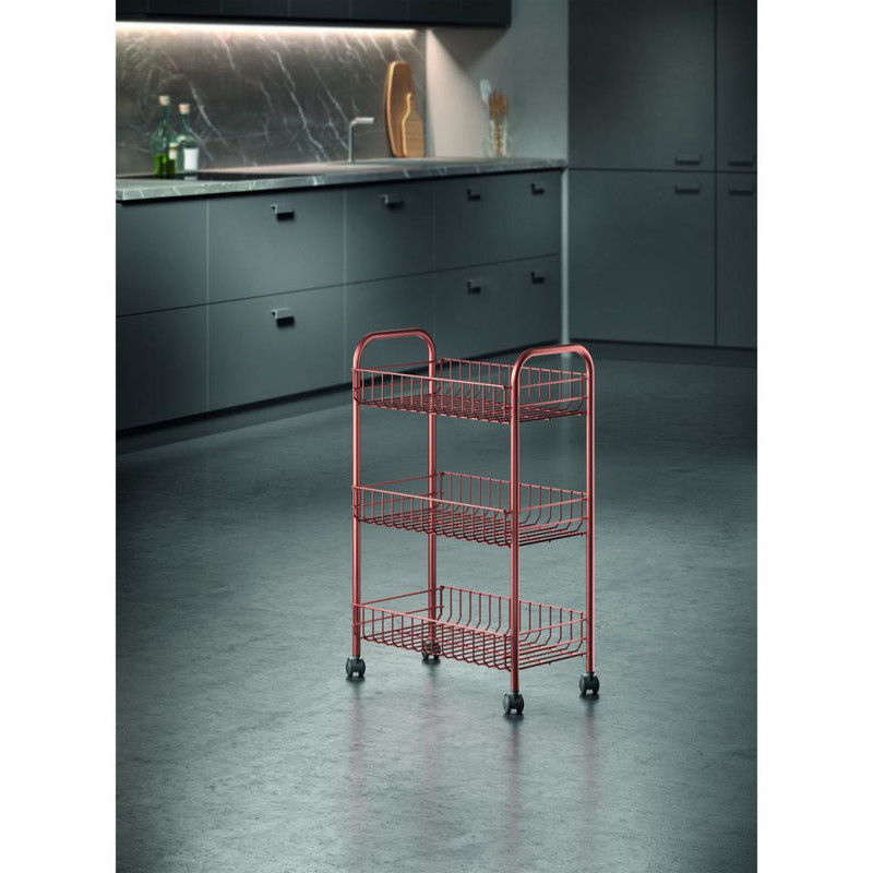 Metaltex - Lugano bergkastje 3 manden - koper