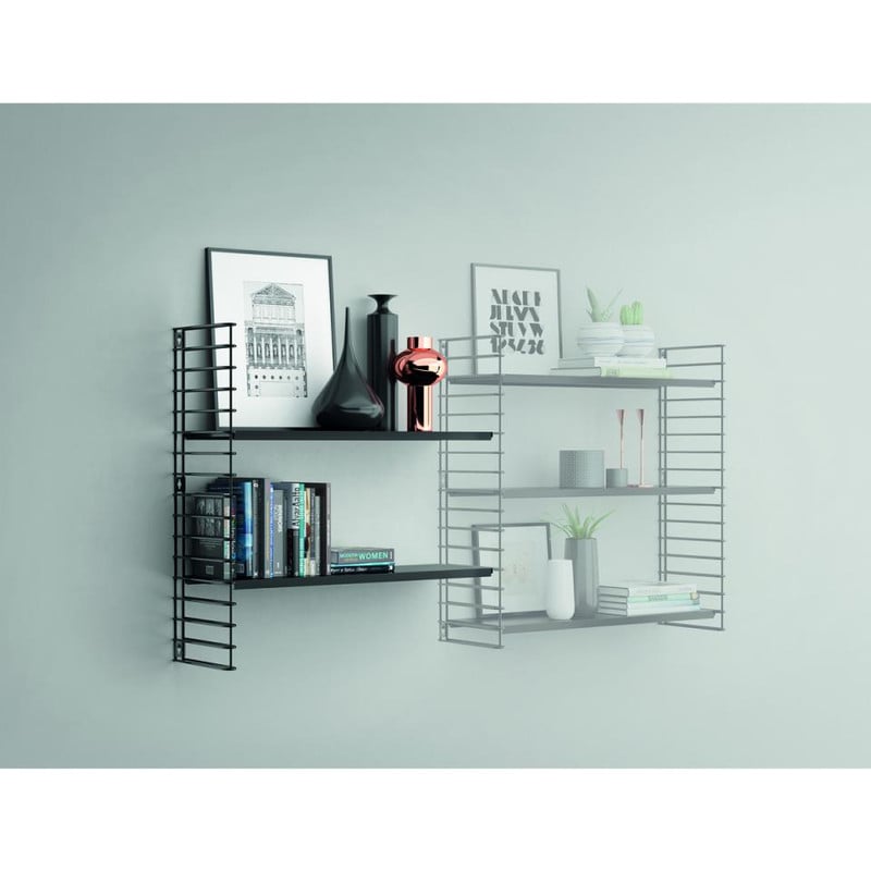 Tomado - Boekenrekuitbreiding - zwart frame + planken