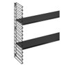 Tomado - Boekenrekuitbreiding - zwart frame + planken