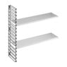 Tomado - boekenrekuitbreiding - zwart frame + witte planken