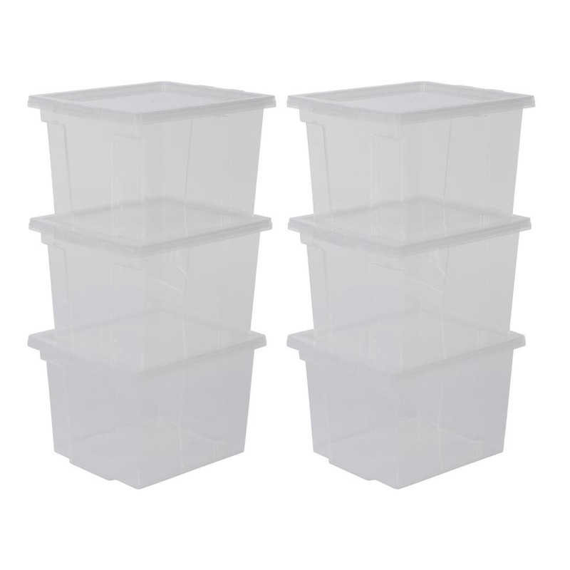 Iris stapelboxen - set van 6 - 10 liter 