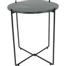 Compactor bijzettafel Agnetta - groen - 41x47.5 cm
