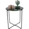 Compactor bijzettafel Agnetta - groen - 41x47.5 cm