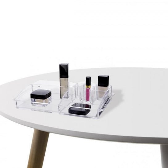 Compactor cosmetica opbergdoos - 8 compartimenten