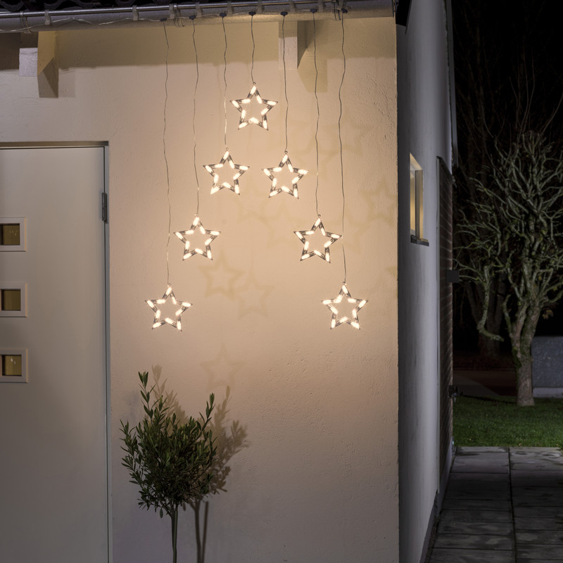 LED sterren slinger -  118 cm 
