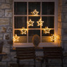LED sterren slinger -  118 cm 