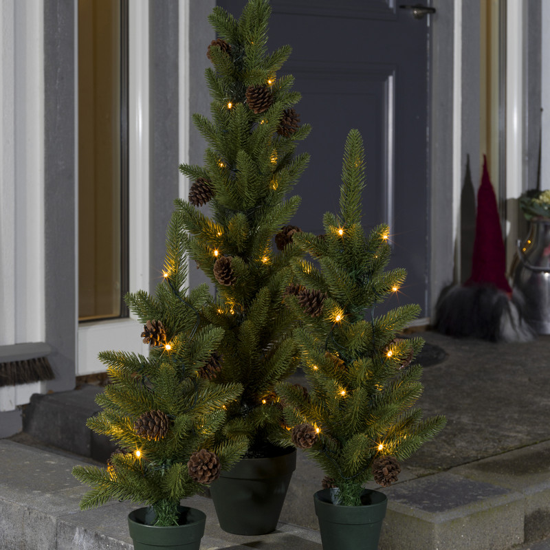 LED kerstboom in pot - 60 cm