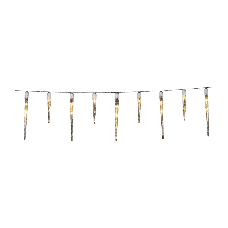 LED lichtsnoer ijspegels - 375 cm 