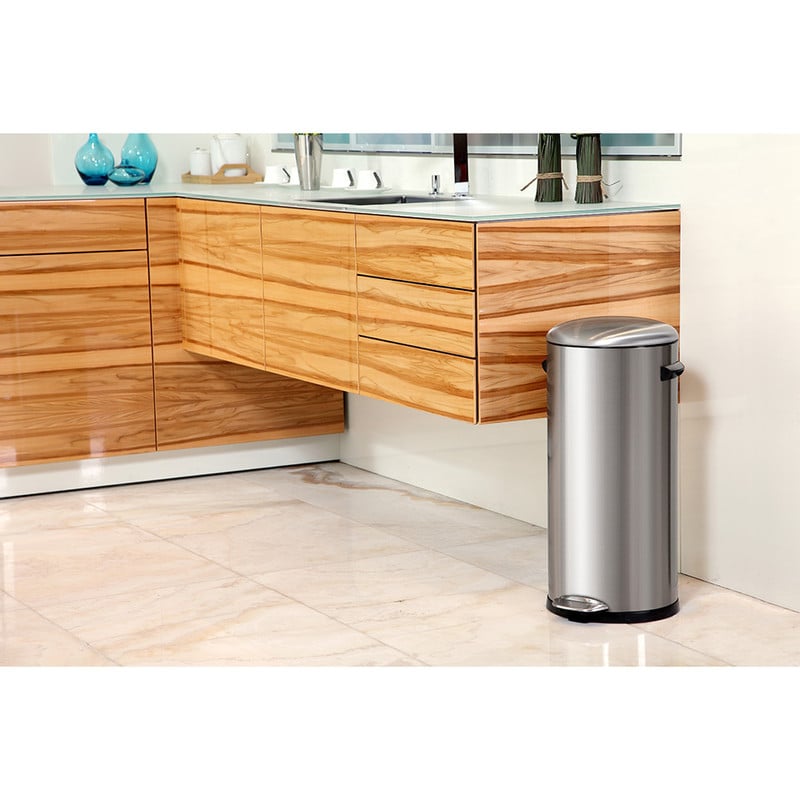 EKO pedaalemmer Belle - 30 liter - RVS mat
