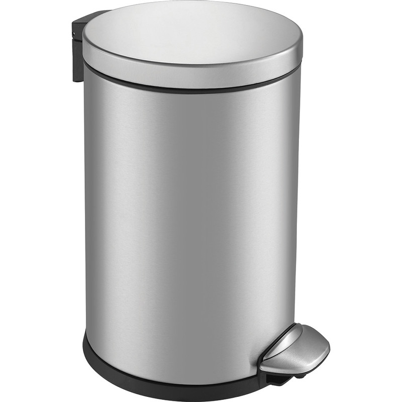 EKO pedaalemmer Luna - 3 liter - RVS mat