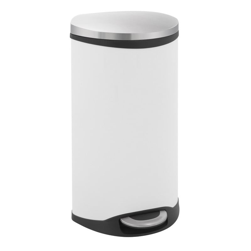 EKO pedaalemmer schelp - 30 liter - wit