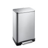 EKO pedaalemmer e-cube - 30 liter - RVS mat