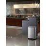 EKO pedaalemmer e-cube - 30 liter - RVS mat
