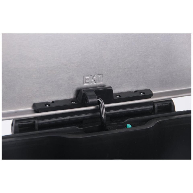EKO duo-pedaalemmer rechthoek - 28+18 liter - RVS mat