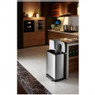 EKO duo-pedaalemmer rechthoek - 28+18 liter - RVS mat