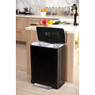 EKO recycle pedaalemmer e-cube - 28+18 liter - zwart