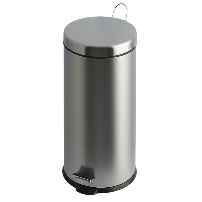 V-Part pedaalemmer classic - 30 liter - RVS mat